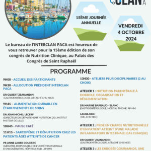 Inscription 15e journée de l'interCLAN PACA
